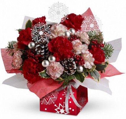 Teleflora's Snow Flurries Present Perfect